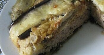 Casseruola di melanzane e carne macinata